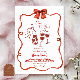 Invitación Despedida de Soltera con Cata de Vino Caprichosa