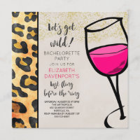Despedida de soltera con estampado de animal salva