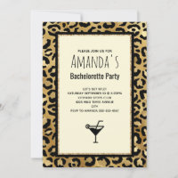 Despedida de soltera con estampado de leopardo exó