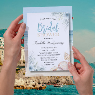 Invitación Despedida de soltera con tema de playa