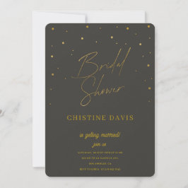 Invitación Despedida de soltera Copos & Para Siempre