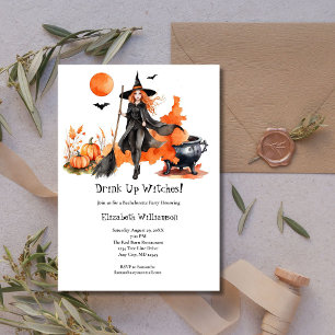 Invitación Despedida de soltera de Brujas Bebe