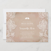 Despedida de Soltera de Encaje Vintage Rosa