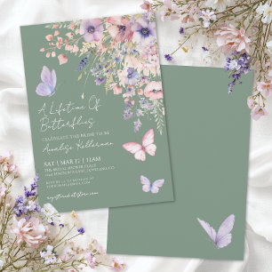 Invitación Despedida de soltera de flores silvestres de marip