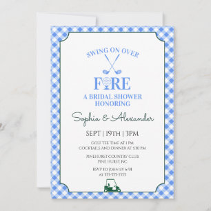 Invitación Despedida de soltera de golf en el Country Club de