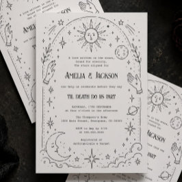 Invitación Despedida de soltera de Halloween hasta la muerte