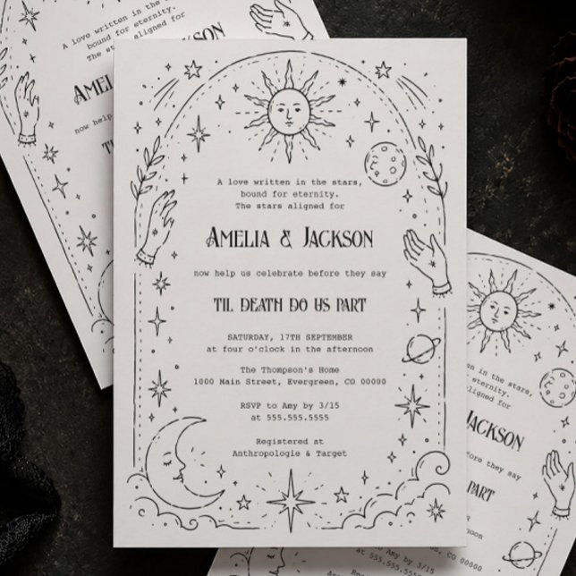 Invitación Despedida de soltera de Halloween hasta la muerte (Subido por el creador)