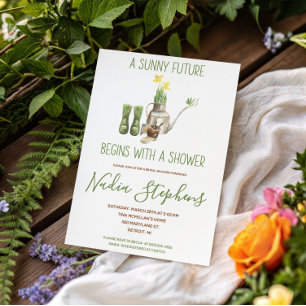 Invitación Despedida de soltera de jardinería de primavera ve