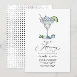 Invitación Despedida de soltera de margaritas elegantes 'Marg