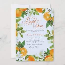 Invitación Despedida de soltera en Flor y Limones