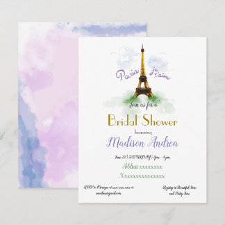 Invitación Despedida de soltera en París