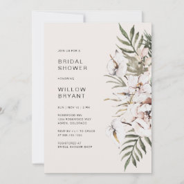 Invitación Despedida de Soltera Floral Boho