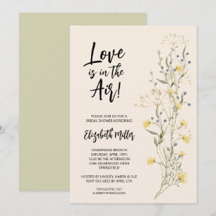 Invitación Despedida de Soltera Floral Boho