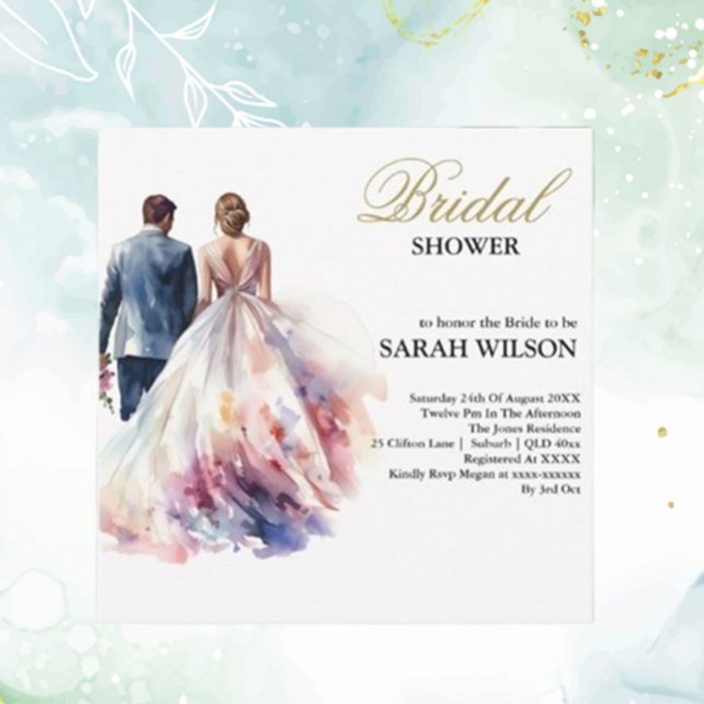 Invitación Despedida de Soltera Floral Boho Rosa Rústica (Discover modern bridal shower and wedding invitations with elegant stationery designs.  )