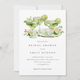 Invitación Despedida de Soltera Floral Margarita Margs & Matr