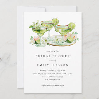 Invitación Despedida de Soltera Floral Margarita Margs & Matr