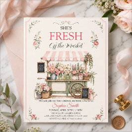 Invitación Despedida de Soltera Fresh Off the Market