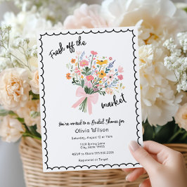 Invitación Despedida de soltera Fresh off the Market Bridal S
