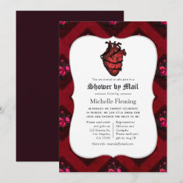 Invitación Despedida de soltera gótica caprichosa por correo