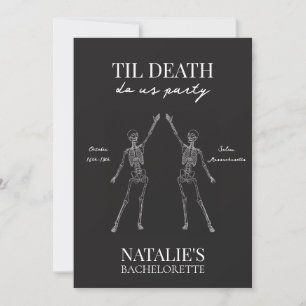 Invitación Despedida de Soltera Hasta que la Muerte nos Separ