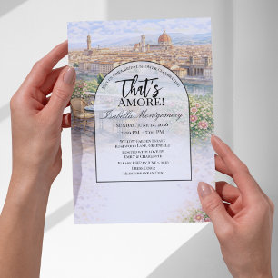 Invitación Despedida de soltera italiana en Florencia That's 
