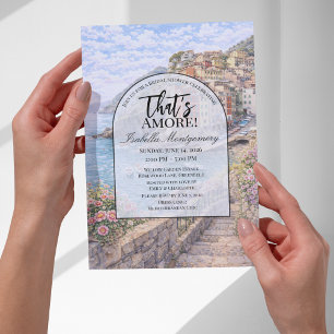 Invitación Despedida de soltera italiana Riomaggiore Eso es a