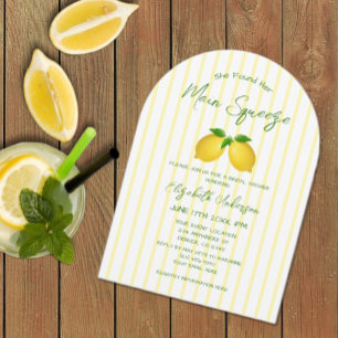 Invitación Despedida de soltera Main Squeeze Lemon