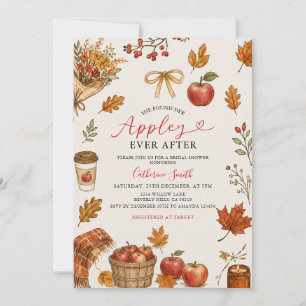 Invitación Despedida de Soltera Manzana Eterna Después