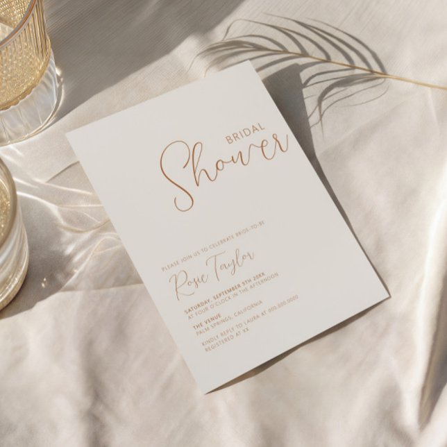 Invitación Despedida de Soltera Minimal Boho (Subido por el creador)