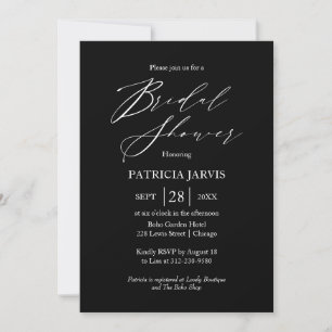 Invitación Despedida de Soltera Minimalista y Elegante