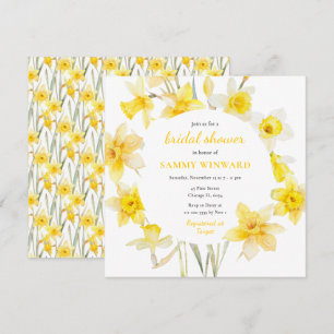Invitación Despedida de Soltera Narcisos de Primavera