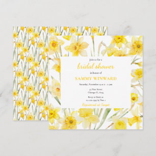 Invitación Despedida de Soltera Narcisos de Primavera