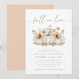 Invitación Despedida de soltera Otoño Boho enamorada