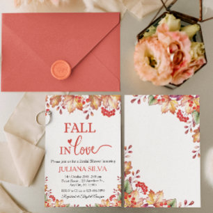 Invitación Despedida de soltera Otoño en amor