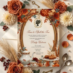 Invitación Despedida de Soltera Otoño: Es Hora de Contar el S