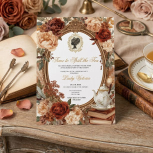Invitación Despedida de Soltera Otoño: Es Hora de Contar los
