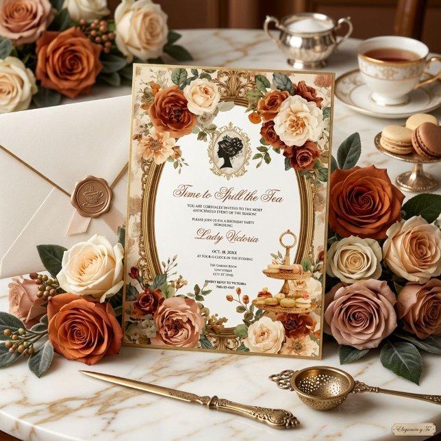 Invitación Despedida de Soltera Otoño: Es Hora de Derramar el (Subido por el creador)