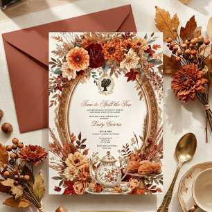 Invitación Despedida de Soltera Otoño: Es Hora de Derramar el