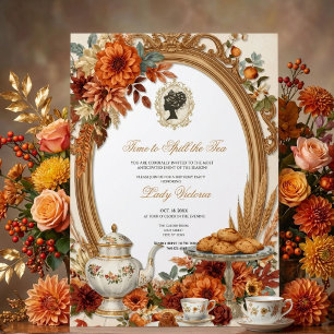 Invitación Despedida de Soltera Otoño: Es Hora de Derramar el