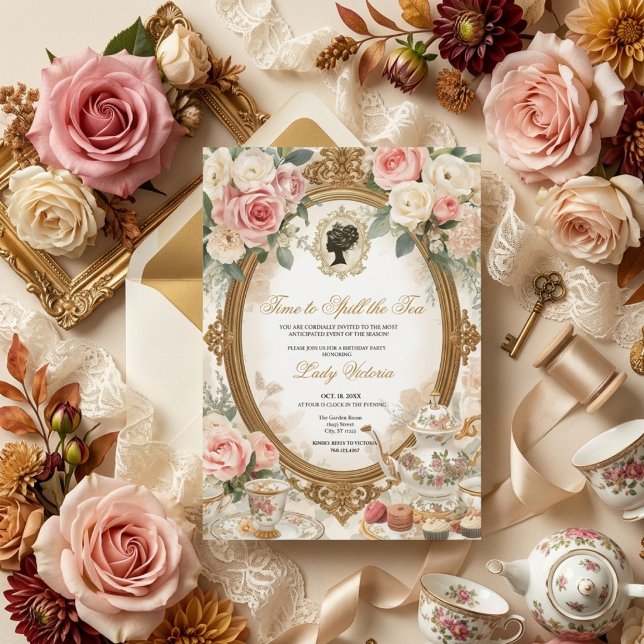 Invitación Despedida de Soltera Otoño: Es Hora de Derramar el (Subido por el creador)