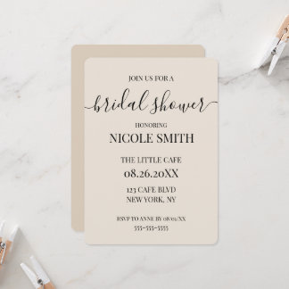 Invitación Despedida de Soltera Personalizada