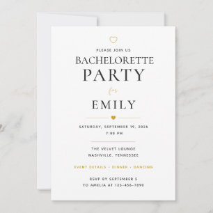 Invitación Despedida de soltera personalizada