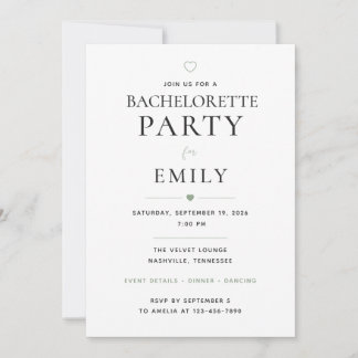 Invitación Despedida de soltera personalizada