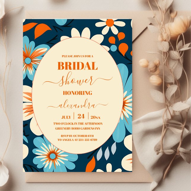 Invitación Despedida de soltera retro de los 70 (Subido por el creador)