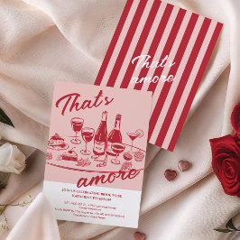 Invitación Despedida de soltera retro "eso es amor"