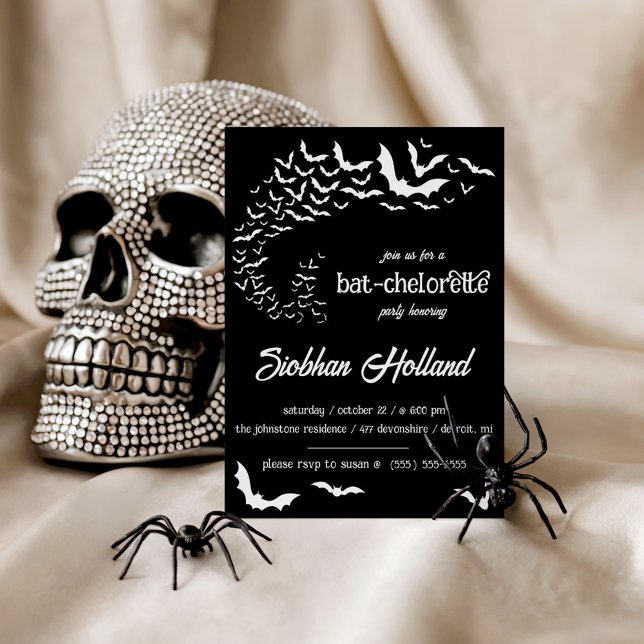 Invitación Despedida de soltera temática de Halloween con mur (Subido por el creador)