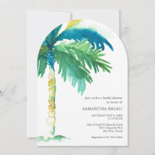 Invitación Despedida de soltera tropical inspirada en Key Wes