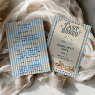 Invitación Despedida de Soltera Vaquera del Desierto de Rayas