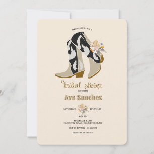 Invitación Despedida de soltera Western