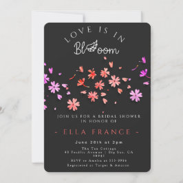 Invitación Despedida de Soltera Wildflower Love Is in Bloom